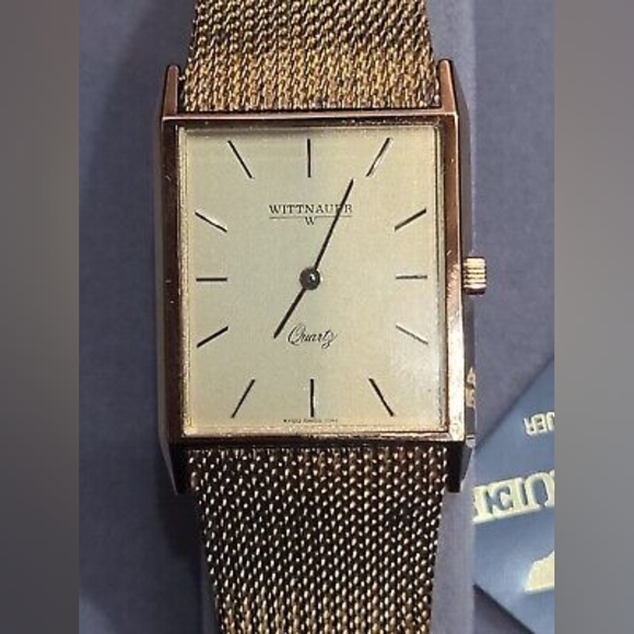 Vintage Wittnauer Duchess goldtone watch still in box main image 7